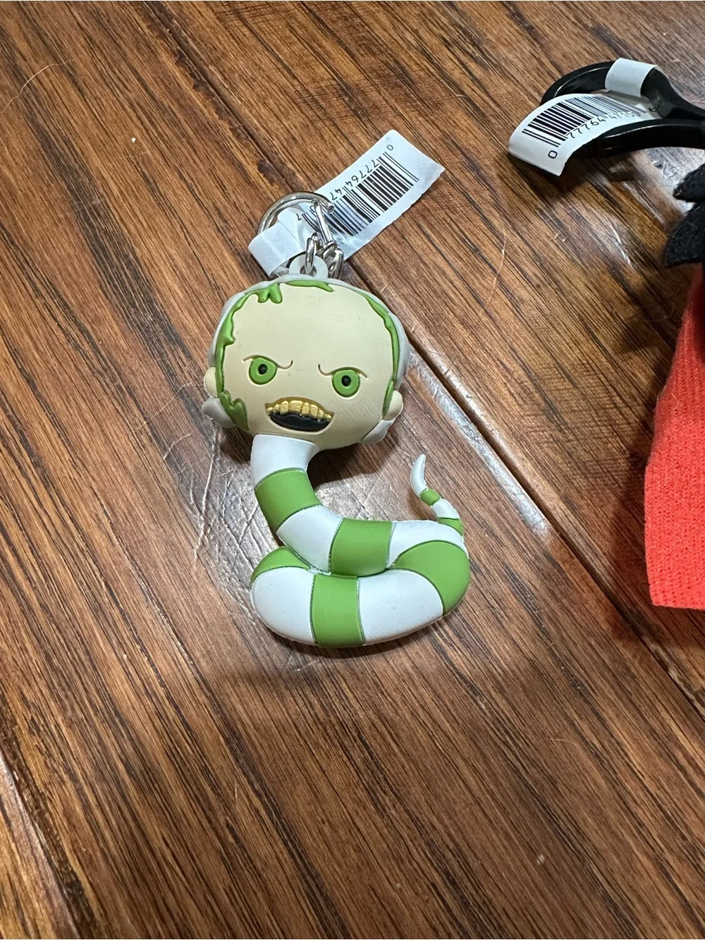🎃 New with Tags Set of Two Beetlejuice Keychains